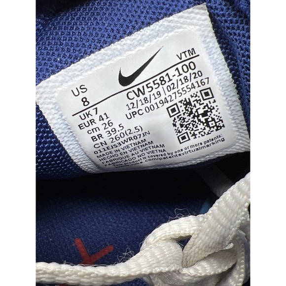 Nike Air Max 270 USA Mens Size 8 Running Shoes Sneakers Red White Blue Olympic main image 7